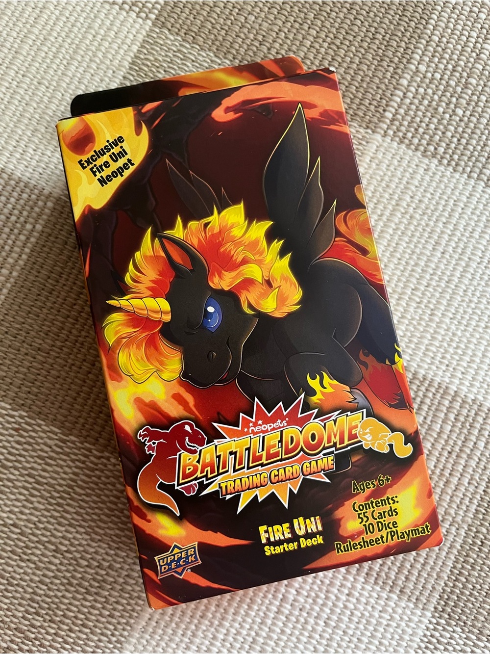 SEALED Neopets Battledome Fire Uni Starter Deck